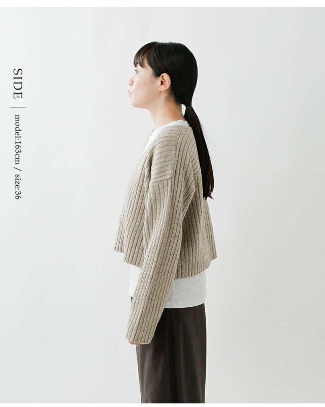 シーティープラージュ ニット セーター C.T.plage  ヤク ウール Vネック クロップド ニット プルオーバー ct25316  ☆☆ クーポン対象