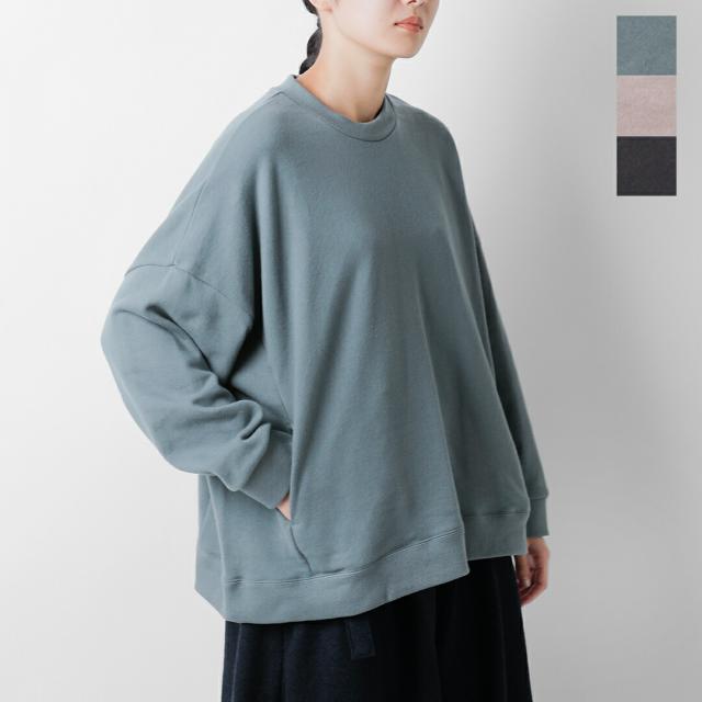 Dulcamara ドゥルカマラ  コットン カラー チップ ワイド SW トレーナー d225-t1085-kr レディース 2025aw新作 クーポン対象