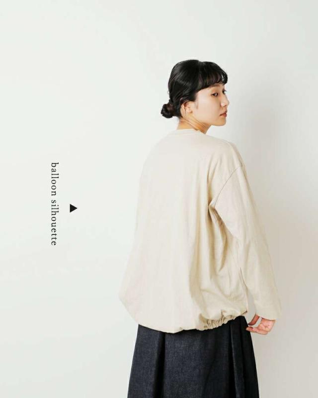 ドゥルカマラ Tシャツ Dulcamara コットン バルーン ロングスリーブ T