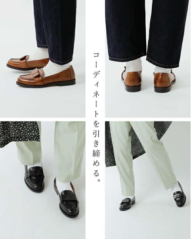 ディエゴベリーニ ローファー靴 シューズ DIEGO BELLINI  オールレザー リボン ローファー “BUFALO” d2733-bufalo  クーポン対象