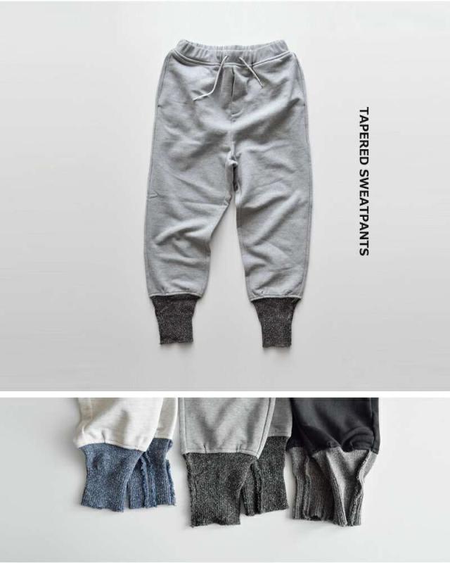 30%OFF ディガウェル DIGAWEL コットン テーパード スウェット パンツ