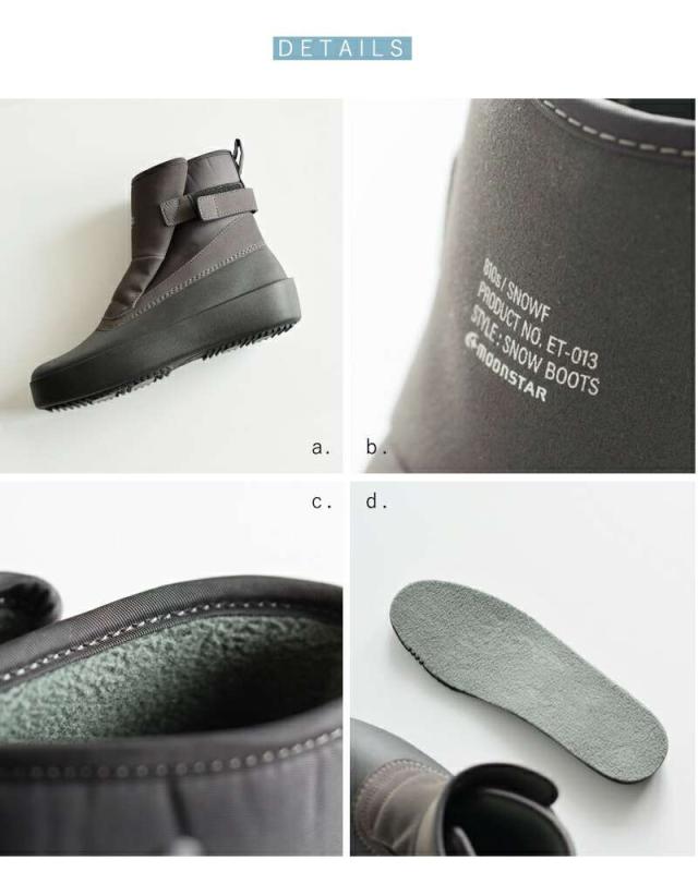 ムーンスター エイトテンス ブーツ moonstar 810s シンセティックレザー ウィンター ブーツ “SNOWF” et013-ms新作 レディース サイズ交換初回無料の通販は
