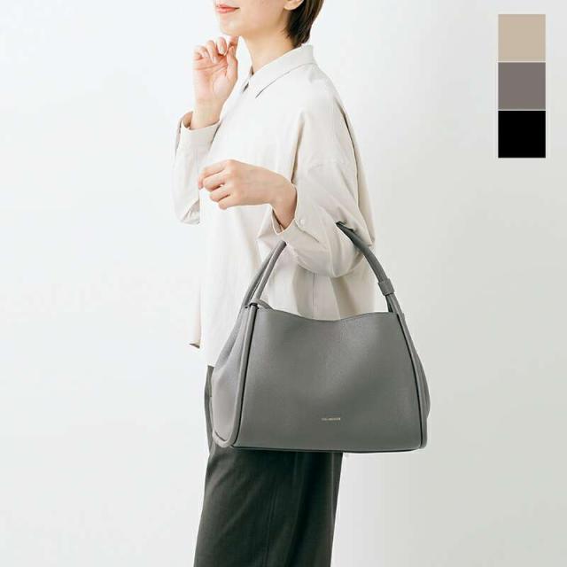 フィールアンドテイスト ハンドバッグ FEEL AND TASTE  カウレザー ポーチ付き ハンドバッグ “Atelier leather middle” f202b431  クーポン対象