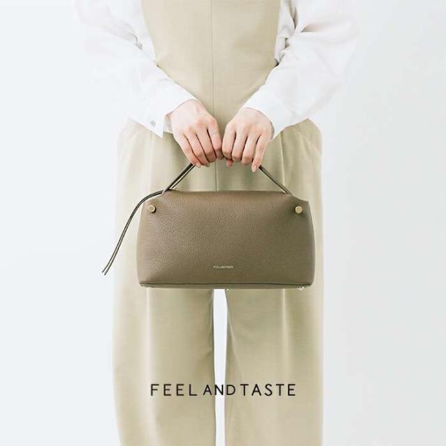 フィールアンドテイスト ショルダーバッグ FEEL AND TASTE  カウレザー 2way ショルダー バッグ “bread” f202b521  クーポン対象