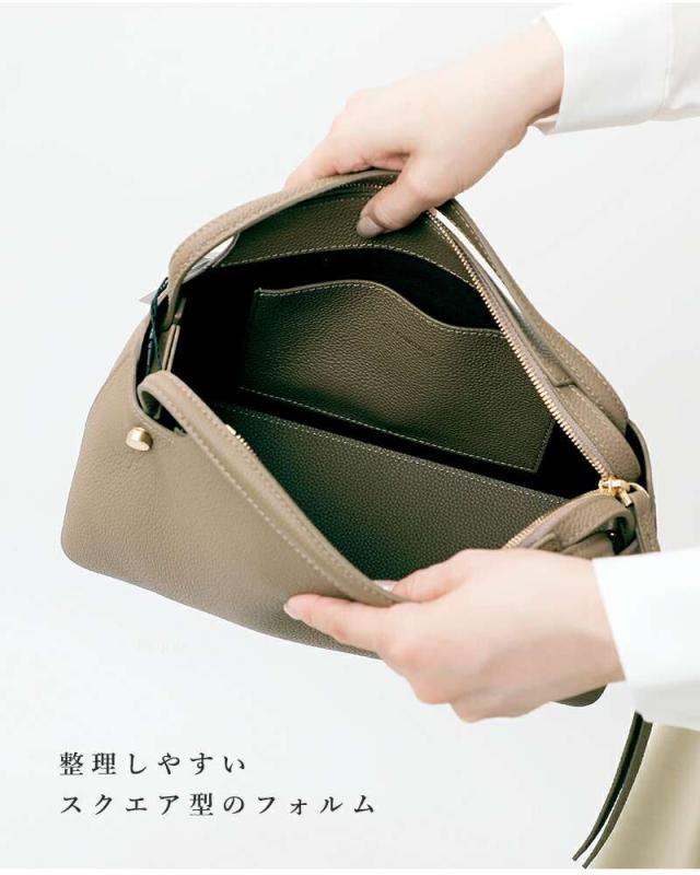 フィールアンドテイスト ショルダーバッグ FEEL AND TASTE  カウレザー 2way ショルダー バッグ “bread” f202b521  クーポン対象