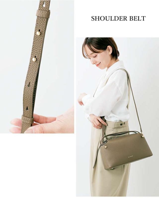 フィールアンドテイスト ショルダーバッグ FEEL AND TASTE  カウレザー 2way ショルダー バッグ “bread” f202b521  クーポン対象