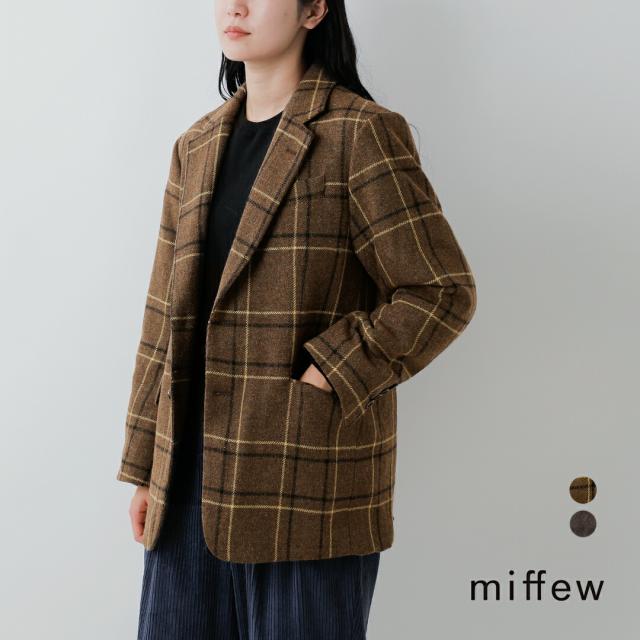 miffew ミフュー  テーラード ダウン ジャケット “TAILORED DOWN JACKET” few25wjk5337 レディース 2025aw新作