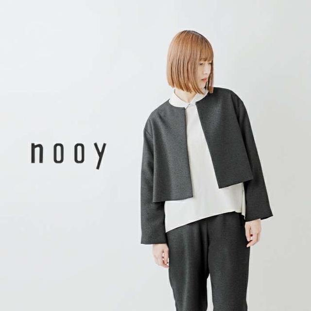ヌーイ nooy ブークレ ジャガード ブラック ボレロ ジャケット fjk09 アウター_1