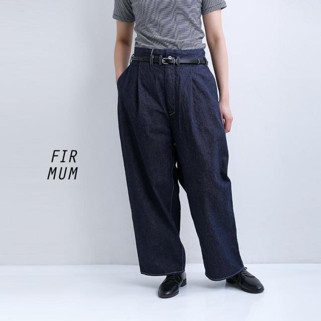 FIR MUM フィル マム インディゴコットン コモンセルビッチデニムパンツ fk-fr5002dm ユニセックス  春夏