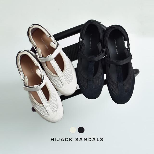 HIJACK SANDALS ハイジャックサンダル  FLO スエードメッシュ メリージェーンシューズ flo レディース  春夏