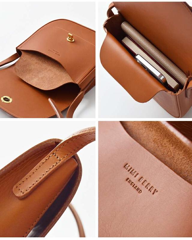 ミミ ショルダーバッグ Mimi  グレイン ベジタブル タンニンレザー ショルダーバッグ “FRANCIS” francis-mimi  クーポン対象