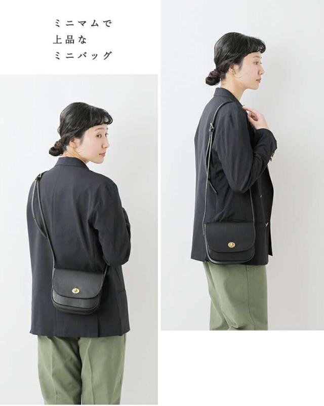 ミミ ショルダーバッグ Mimi  グレイン ベジタブル タンニンレザー ショルダーバッグ “FRANCIS” francis-mimi  クーポン対象