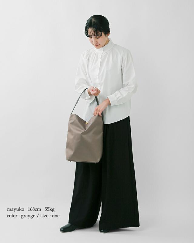 MARINE DAY マリンデイ  66ナイロン×栃木レザー ショルダーバッグ “FREDERICK” frederickレディース 2026ss新作 春夏2025aw新作