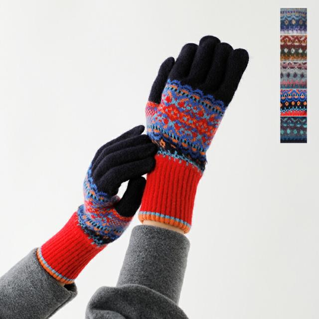 ERIBE エリベ ラムズウール アロア グローブ g4207-same1 レディース 2025aw新作 クーポン対象