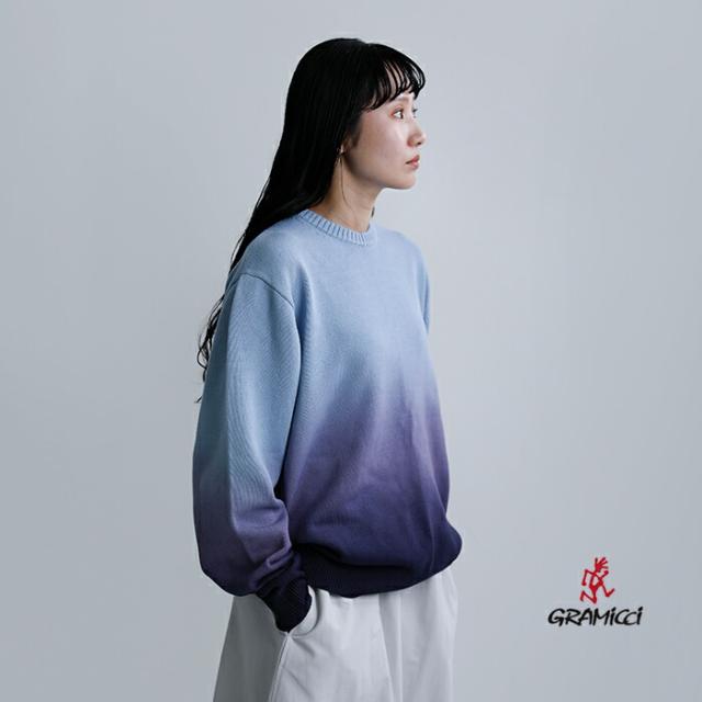 Gramicci グラミチ コットンニット サンフェード セーター SUN FADE SWEATER g6su-j060 レディース 2026ss新作 春夏 クーポン対象_1