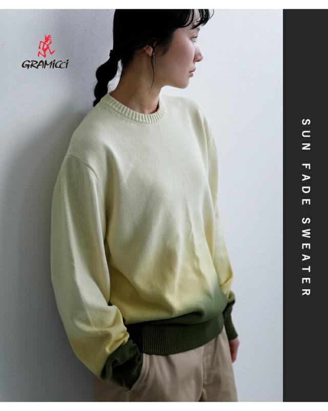 Gramicci グラミチ コットンニット サンフェード セーター SUN FADE SWEATER g6su-j060 レディース 2026ss新作 春夏 クーポン対象_6