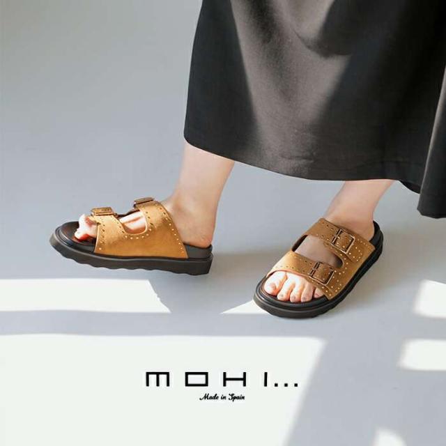 satoko　美品☆moHI ベルトサンダル　ブラウン　サイズ38 MOHI