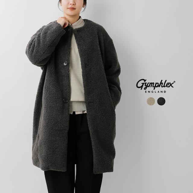 Gymphlex ジムフレックス  コージーライトボア カラーレス コート gy-a0729bol レディース 2025aw新作  クーポン対象