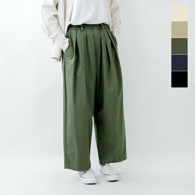 ニコルソンアンドニコルソン nicholson&nicholson コットン ギャバジン 2タック ハカマ パンツ “HAKAMA GABA” hakama-gaba パンツの通販は