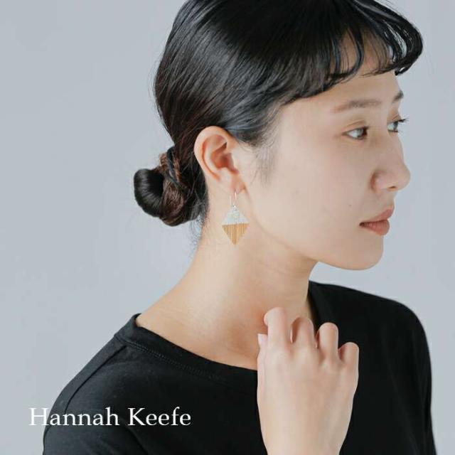 ハンナ キーフ ピアス Hannah Keefe 真鍮 チェーン シルバー ロウ付け コンフェッティ ピアス “Confetti Earrings” hke2-013-rf新作 レディース クーポン対象_1