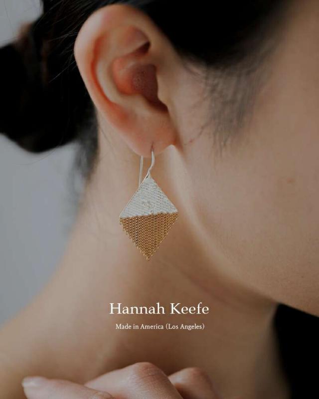 ハンナ キーフ ピアス Hannah Keefe 真鍮 チェーン シルバー ロウ付け コンフェッティ ピアス “Confetti Earrings” hke2-013-rf新作 レディース クーポン対象_3