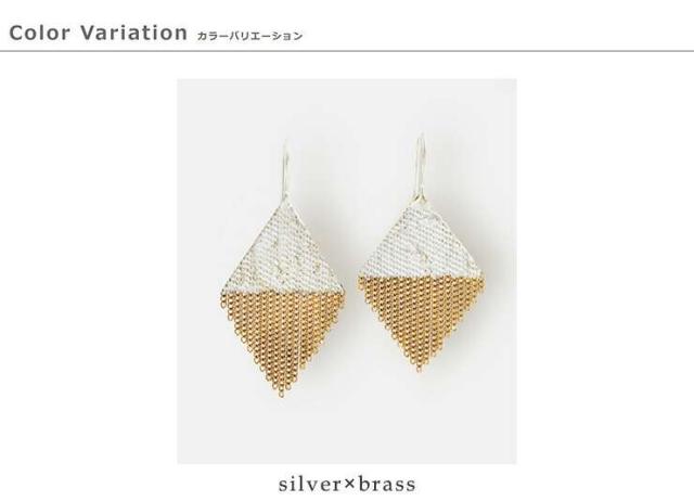 ハンナ キーフ ピアス Hannah Keefe 真鍮 チェーン シルバー ロウ付け コンフェッティ ピアス “Confetti Earrings” hke2-013-rf新作 レディース クーポン対象_10
