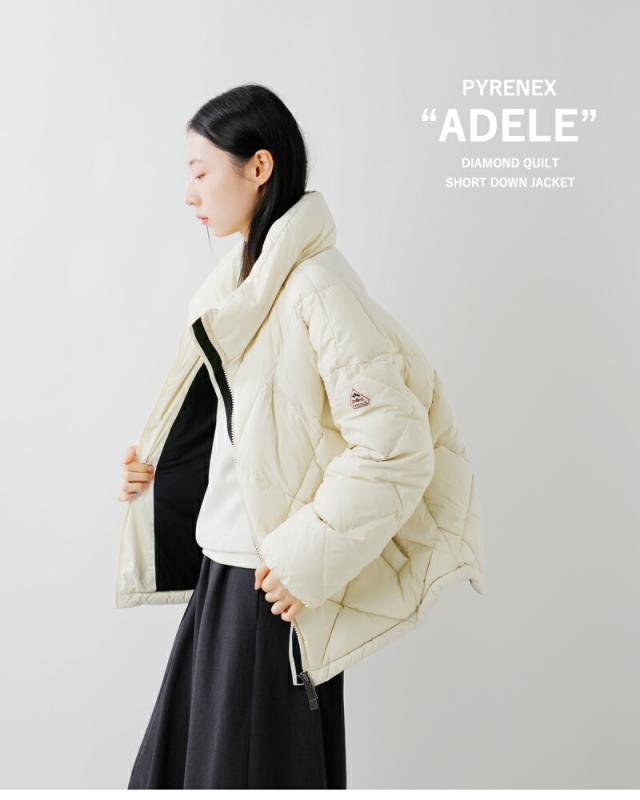 PYRENEX ピレネックス  アデル ダイヤモンドキルト ショート ダウンジャケット “ADELE” hwy009 レディース 2025aw新作 クーポン対象