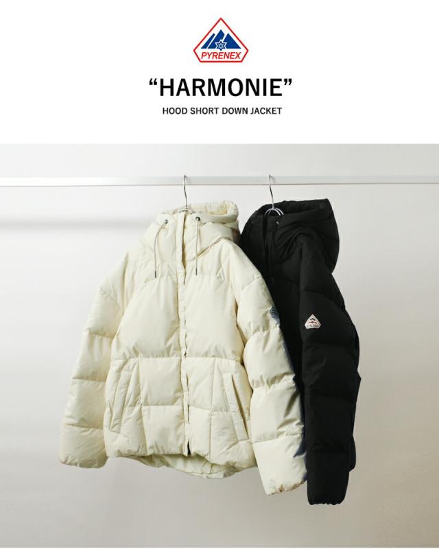 PYRENEX ピレネックス  アルモニ フード ショート ダウンジャケット “HARMONIE” hwy043 レディース 2025aw新作 クーポン対象