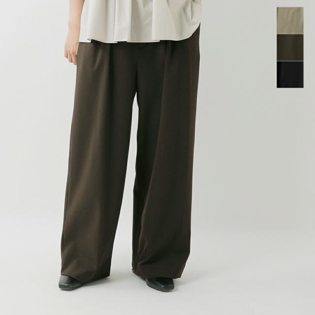 ma couleur マ クルール  ソフト 裏起毛 インタック ワイド パンツ j-4822-tr レディース 2025aw新作  ☆☆ クーポン対象