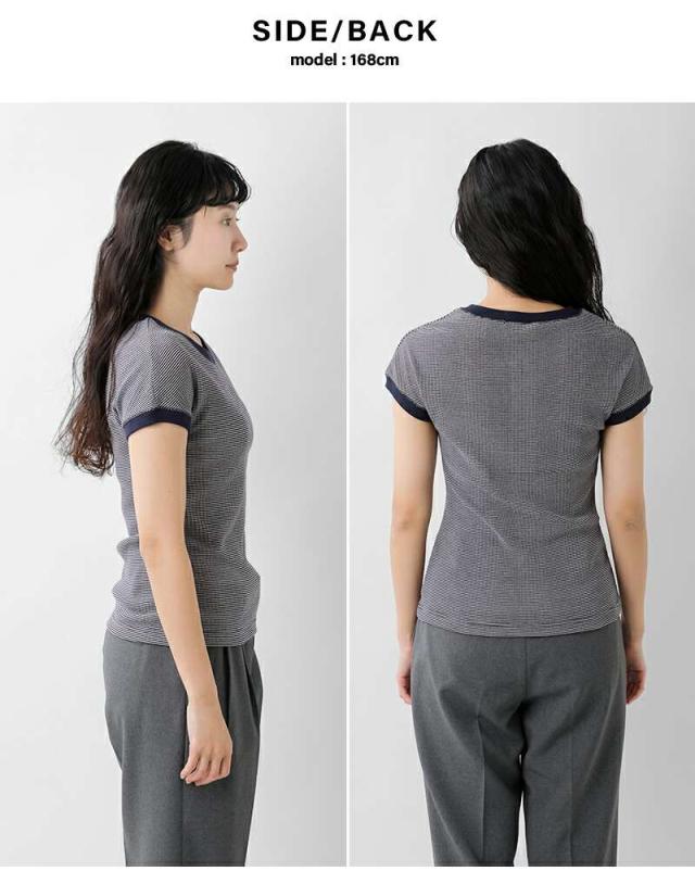 セール 30%OFF ジョンブル Tシャツ Johnbull クールタッチ ランダムテレコ フレンチスリーブ Tシャツ jl252c20_10