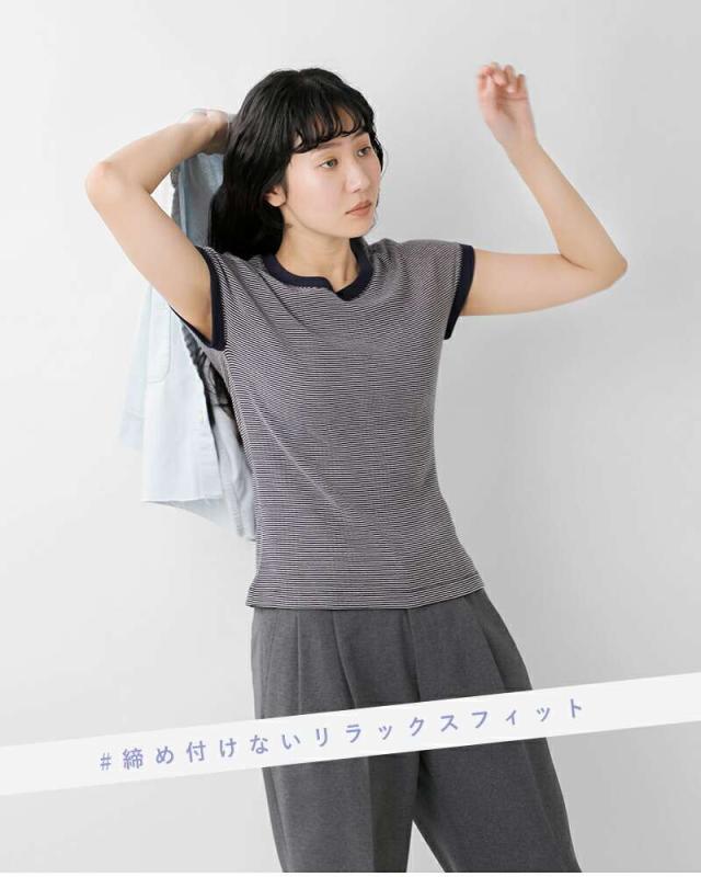セール 30%OFF ジョンブル Tシャツ Johnbull クールタッチ ランダムテレコ フレンチスリーブ Tシャツ jl252c20_12