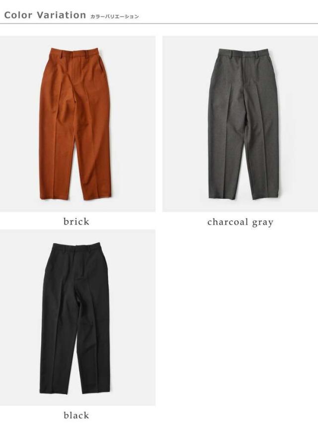 ジョンブル Johnbull ウールライク ピンタック ワイド イージー