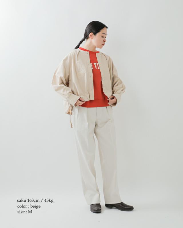 セール 40%OFF Johnbull ジョンブル MIL ノーカラー シャツ ブルゾン jl253s08-fn レディース クーポン対象