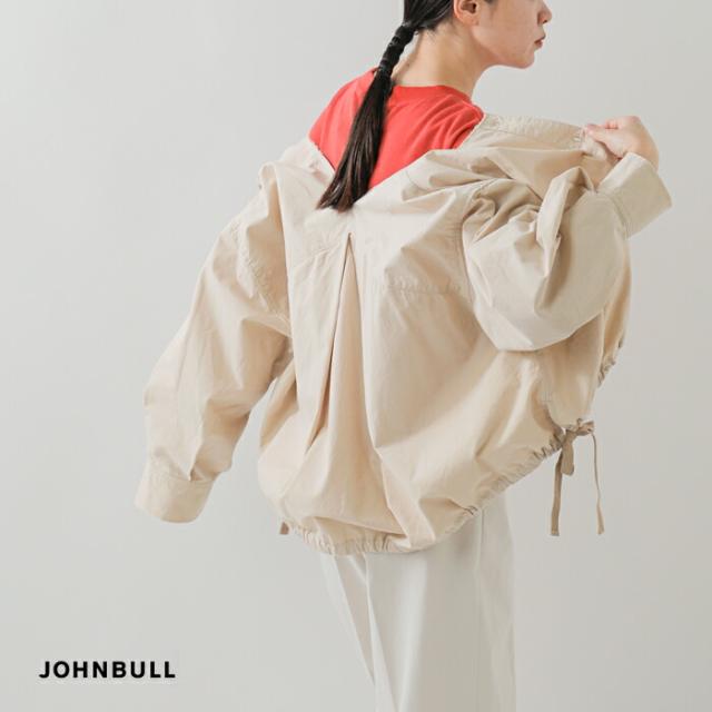 セール 40%OFF Johnbull ジョンブル MIL ノーカラー シャツ ブルゾン jl253s08-fn レディース クーポン対象