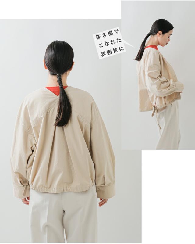 セール 40%OFF Johnbull ジョンブル MIL ノーカラー シャツ ブルゾン jl253s08-fn レディース クーポン対象