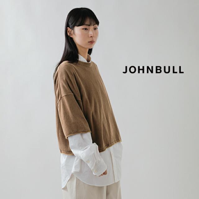 Johnbull ジョンブル ドライコットン ピグメント ニット Tシャツ jl261n02 レディース 春夏_1