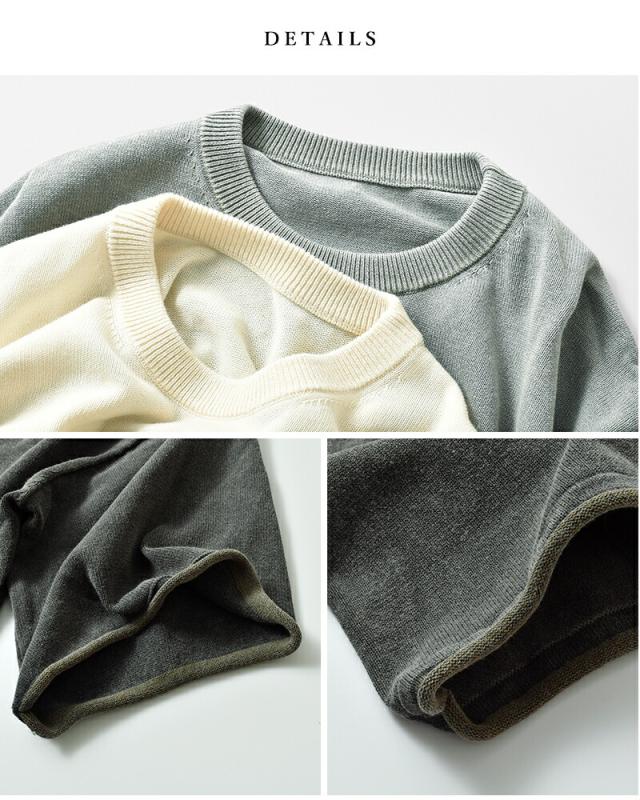 Johnbull ジョンブル ドライコットン ピグメント ニット Tシャツ jl261n02 レディース 春夏_10