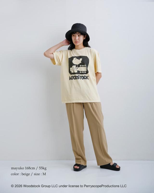 Johnbull ジョンブル コットン クルーネック ショート スリーブ Tシャツ カットソー “WOODSTOCK T” jt262c18 レディース 春夏_2
