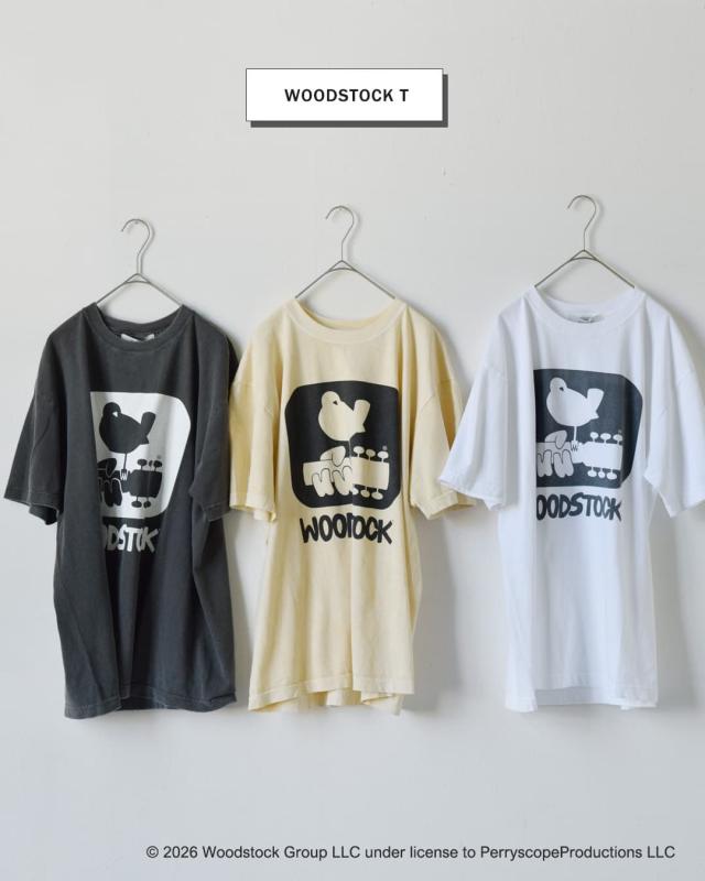 Johnbull ジョンブル コットン クルーネック ショート スリーブ Tシャツ カットソー “WOODSTOCK T” jt262c18 レディース 春夏_4