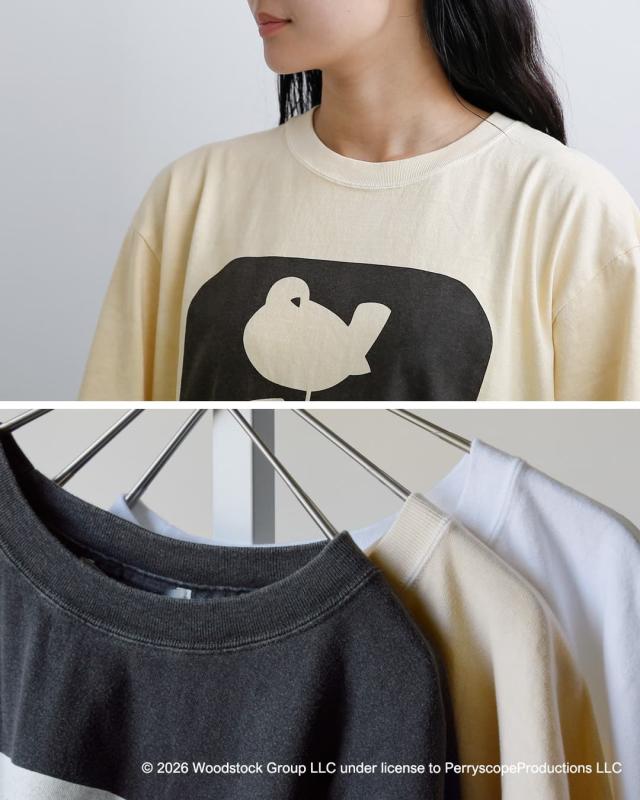 Johnbull ジョンブル コットン クルーネック ショート スリーブ Tシャツ カットソー “WOODSTOCK T” jt262c18 レディース 春夏_9