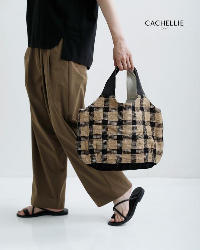 CACHELLIE カシェリエ ジュートレザー バルーン トートバッグ JUTE LEATHER BALLOON TOTE jute-l-b-tote レディース 春夏_1