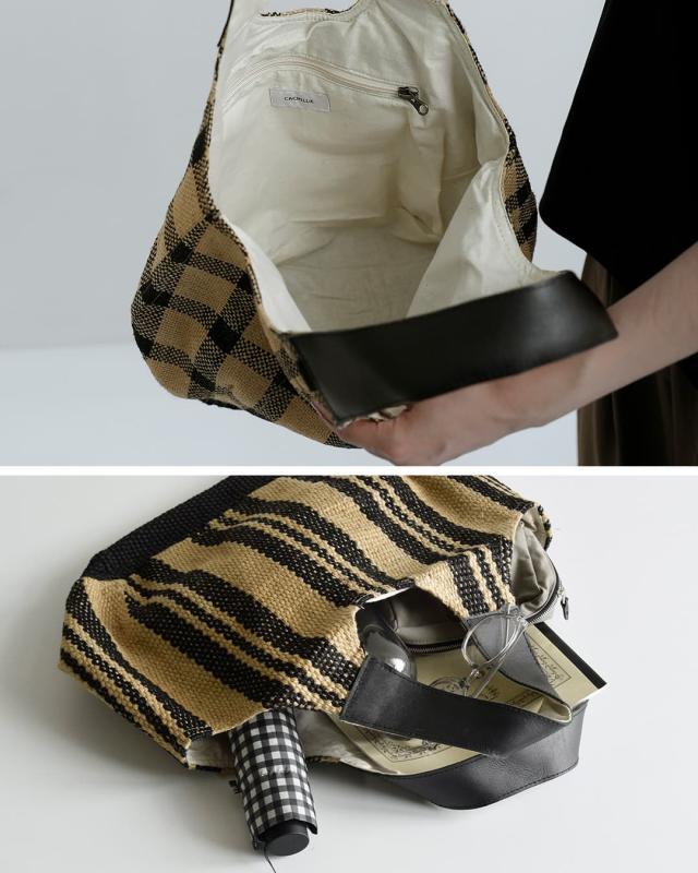 CACHELLIE カシェリエ ジュートレザー バルーン トートバッグ JUTE LEATHER BALLOON TOTE jute-l-b-tote レディース 春夏_11