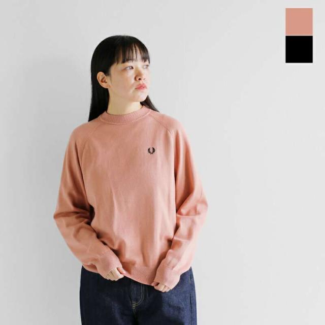 FRED PERRY フレッドペリー クルーネックセーター チャック柄 肉厚 S FRED PERRY（フレッドペリー）の「FRED PERRY ⁄ 別注 フラッフィ