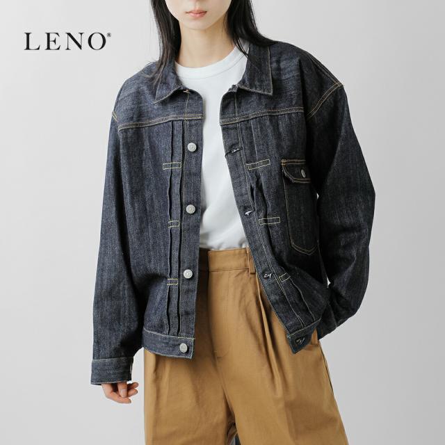 LENO リノ ビッグデニムトラッカージャケット BRENDA leno-jj003 ユニセックス  春夏