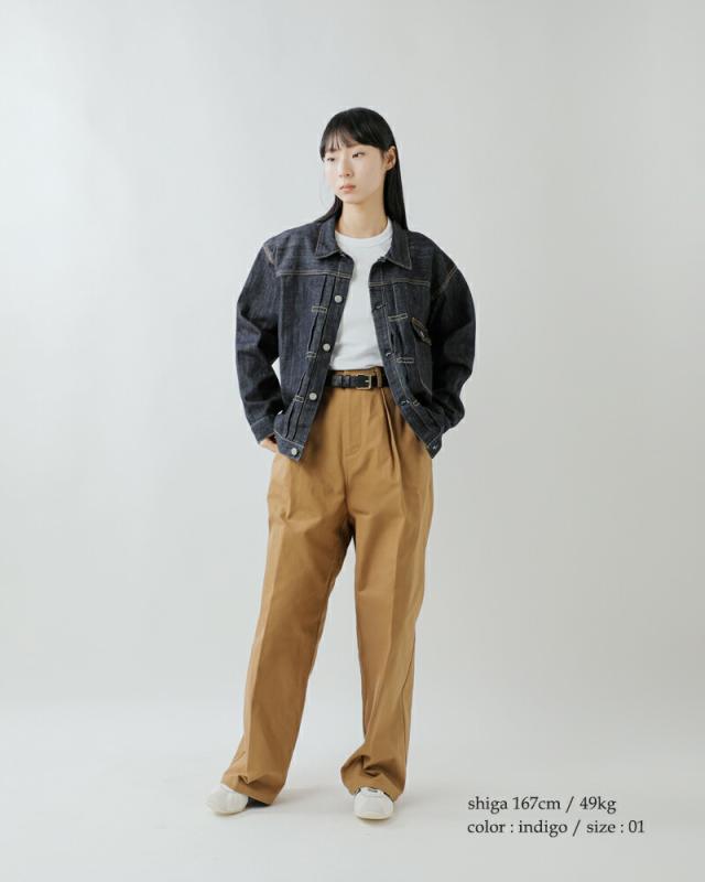 LENO リノ ビッグデニムトラッカージャケット BRENDA leno-jj003 ユニセックス  春夏_2