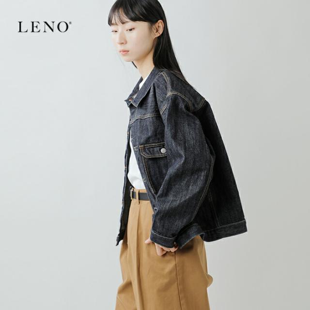 LENO リノ ビッグデニムトラッカージャケット BRENDA leno-jj003 ユニセックス  春夏_1