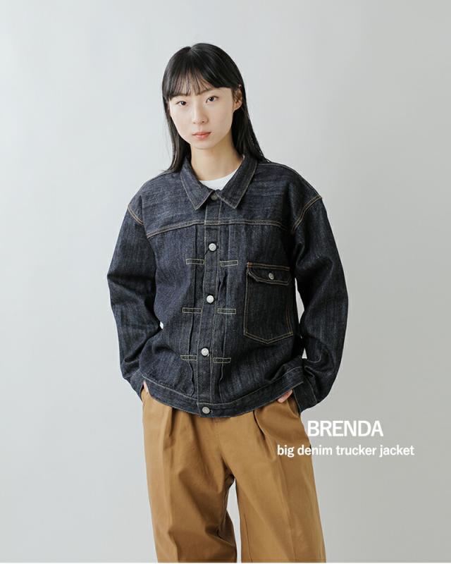 LENO リノ ビッグデニムトラッカージャケット BRENDA leno-jj003 ユニセックス  春夏_4