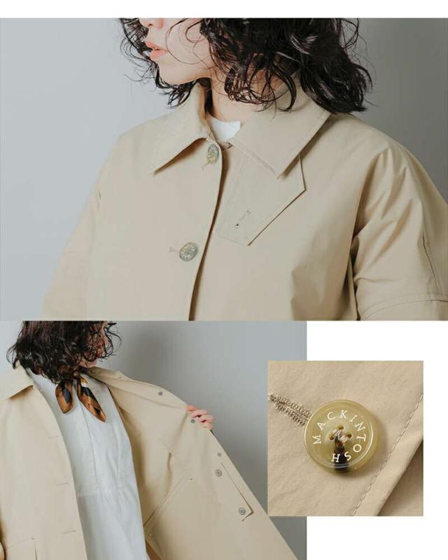 20%OFF マッキントッシュ MACKINTOSH 撥水 ハンビー オーバーサイズ ドロップショルダー ショート コート “HUMBIE” l251mo1141bagn アウター ☆☆ クーポン対象