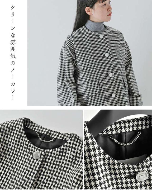 マッキントッシュ MACKINTOSH ウール ハウンドトゥース ハンビー ノー