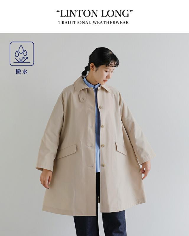 Traditional Weatherwear トラディショナルウェザーウェア TCウェザー ロッキー 撥水 コットンライク リントン ロング コート “LINTON LONG” l261kgfco0524ro レディース 2026ss新作 春夏 アウター クーポン対象_5